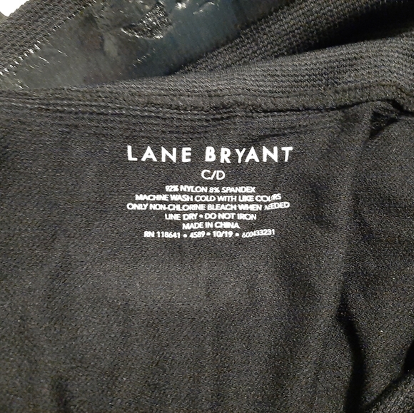 NWOT Lane Bryant Ultra high-waist seamless shaping leggings size C/D Black - Picture 2 of 4